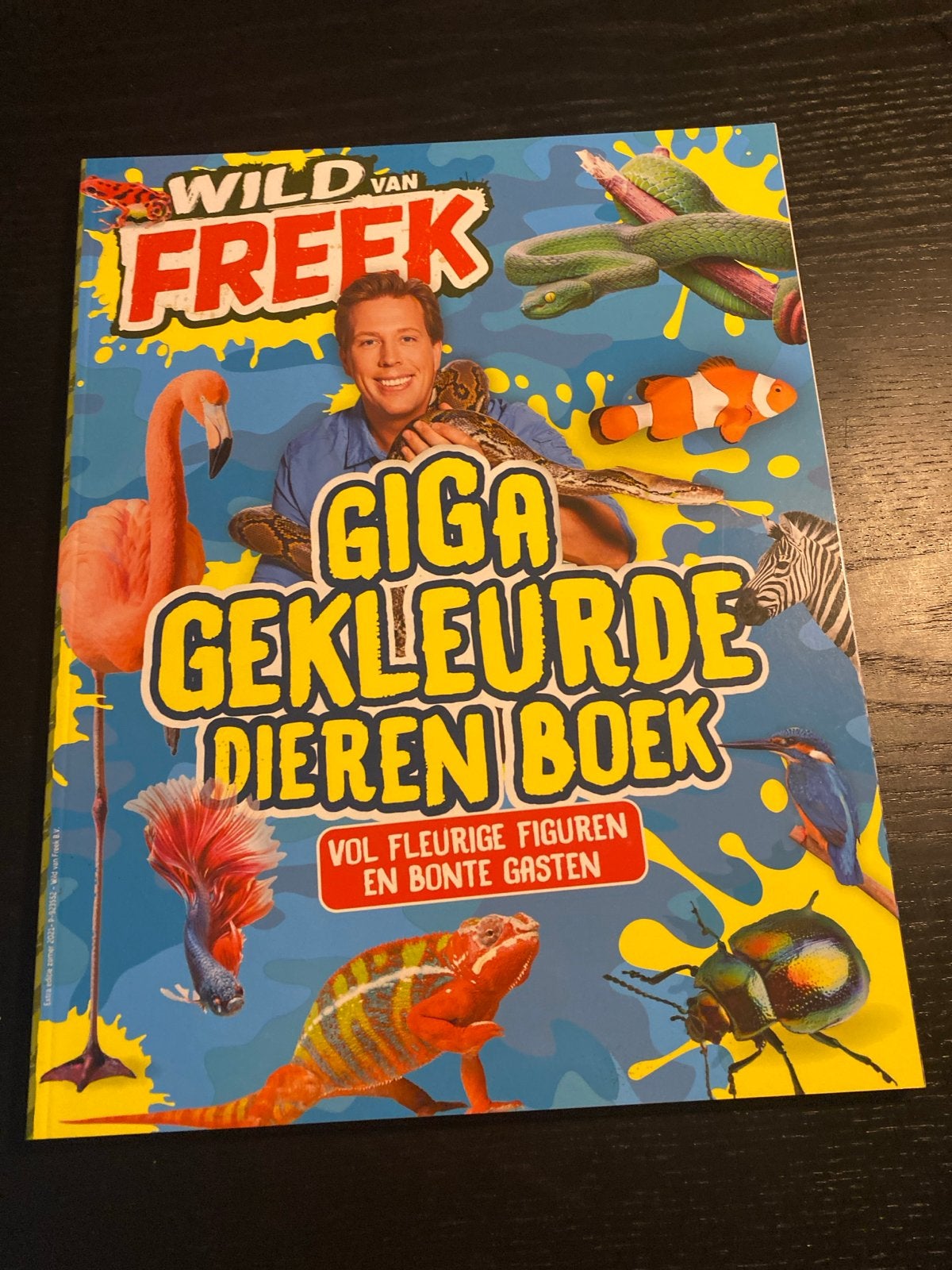 Wild van Freek Giga Gekleurde Dieren Boek, Boeken, Ophalen of Verzenden, Zo goed als nieuw, Natuur algemeen