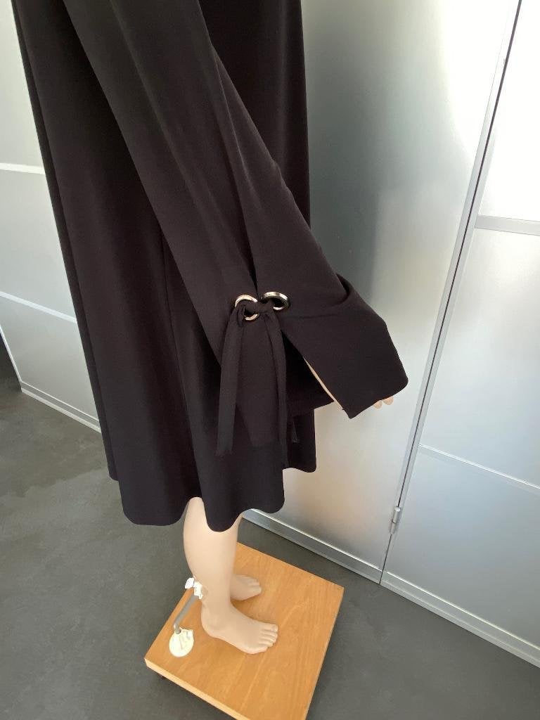 J617 Yoek maat L=42/44 lang tuniek blouse top zwart, Yoek, Zwart, Maat 42/44 (L), Ophalen of Verzenden