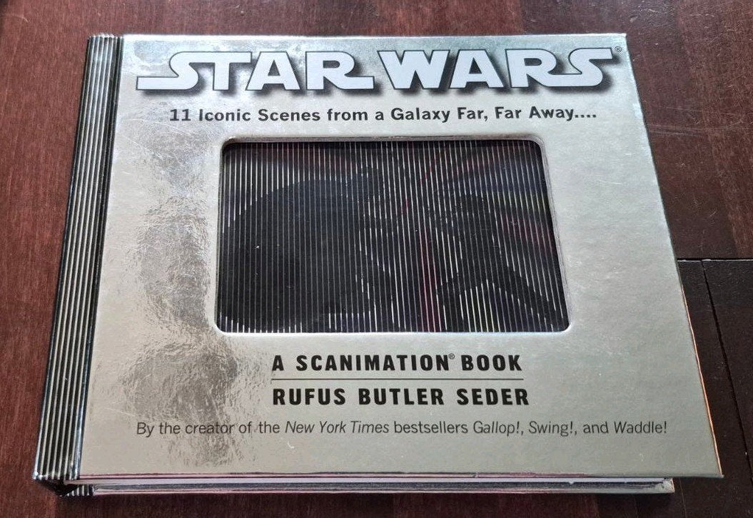 Star Wars: 11 Iconische Scènes - Scanimation Boek, Ophalen of Verzenden, Zo goed als nieuw, Rufus Butler Seder