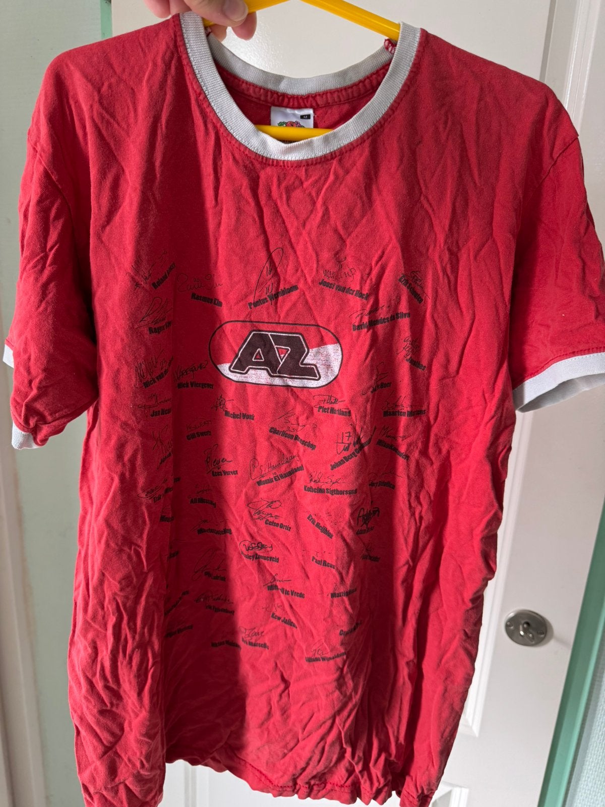 AZ t’shirt maat M, Ophalen of Verzenden, Gedragen, Maat 48/50 (M), Rood