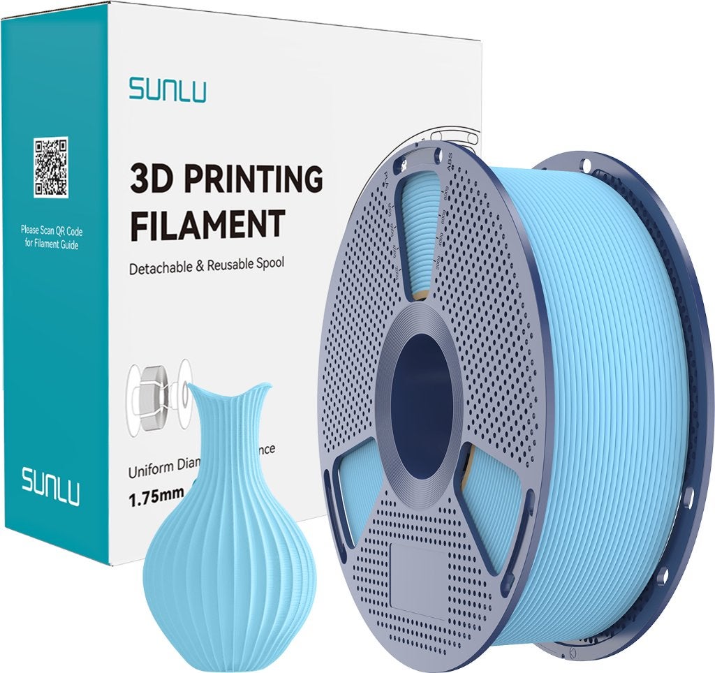 SUNLU 3D filament PLA+ 1.75mm 1kg Hemels Blauw, Computers en Software, Ophalen of Verzenden, Nieuw, Filamentrollen