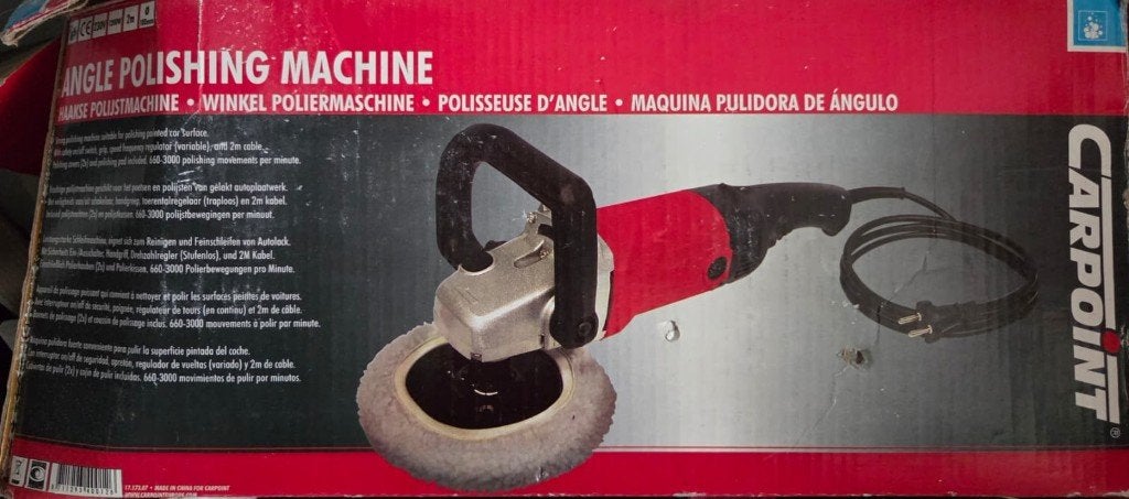 Carpoint haakse polijstmachine (Z.G.A.N.), Auto diversen, Onderhoudsmiddelen, Ophalen of Verzenden
