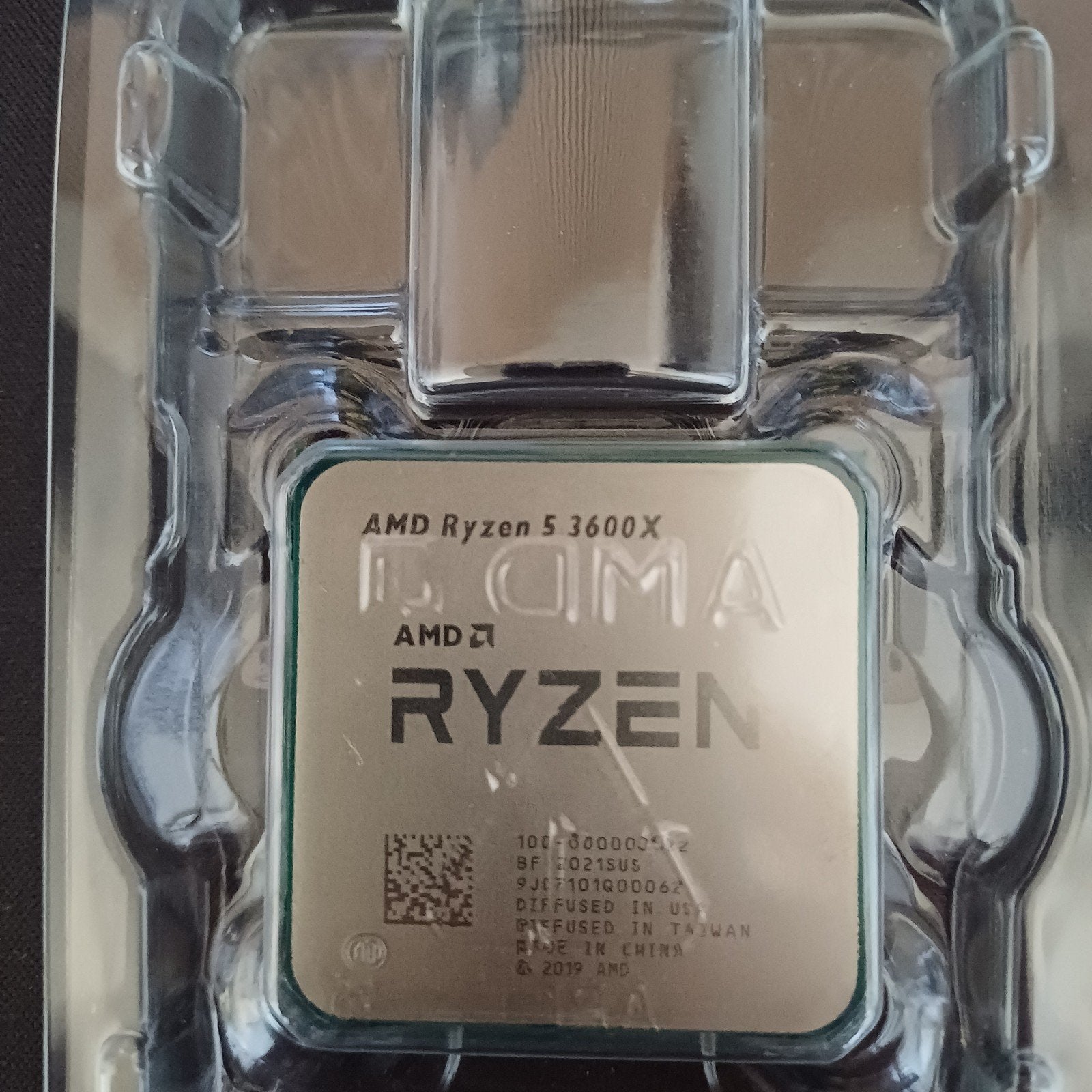 AMD Ryzen 5 3600x CPU + AMD CPU Cooler[ nieuwstaat ], Computers en Software, Processors, 6-core, Zo goed als nieuw, Socket AM4