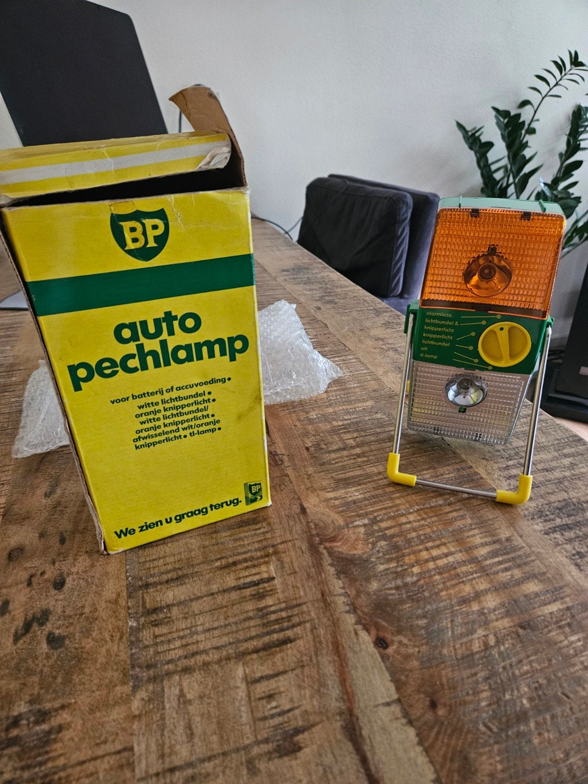 Vintage BP Auto Pechlamp - Nieuw in doos, Auto diversen, Ophalen of Verzenden
