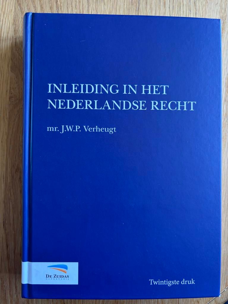Inleiding in het Nederlandse Recht - Mr. J.W.P. Verheugt, Ophalen of Verzenden, Gamma, Zo goed als nieuw, HBO