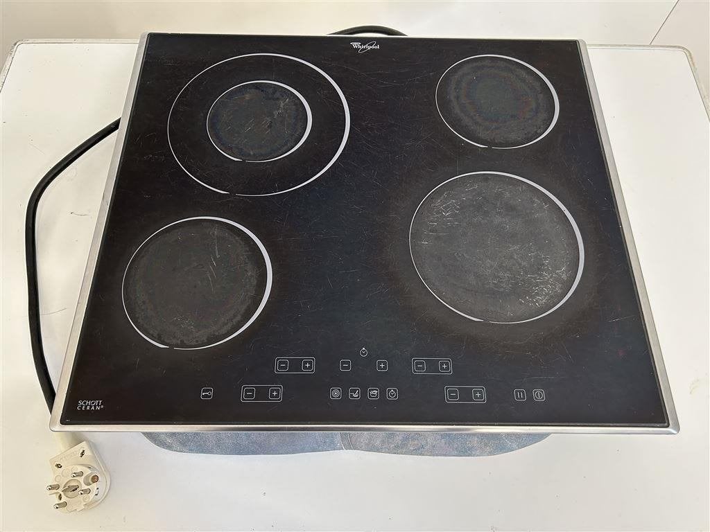 Whirlpool Keramische kookplaat [AKT 860/IX] 6,2 kw, Ophalen of Verzenden, Gebruikt