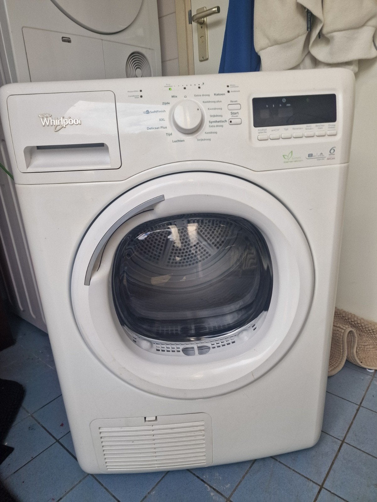 WHILDPOOL WARMTEPOMP DROGER VASTE PRIJS, Ophalen, 85 tot 90 cm