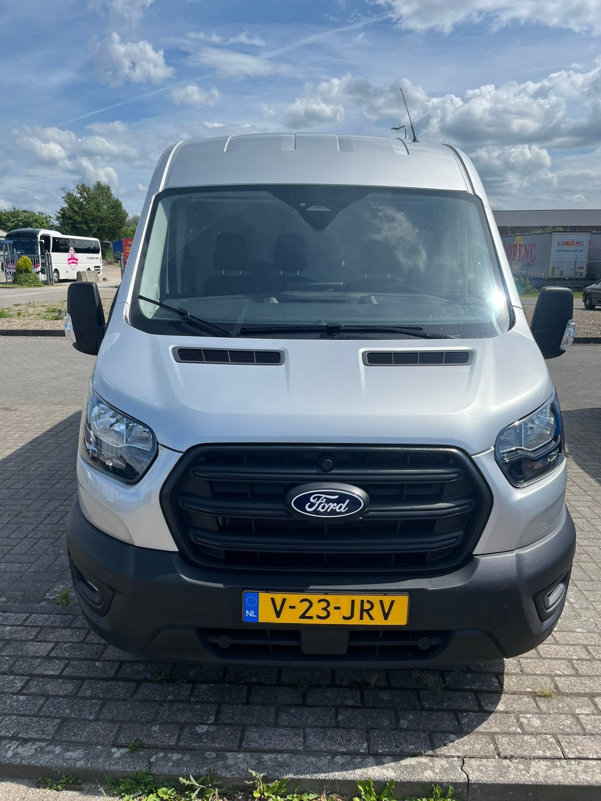 Als nieuw Ford Transit GB 350 L3h2 Tdci 130pk FWD 2024 Grijs, 4 cilinders, 129 pk, Diesel, Particulier