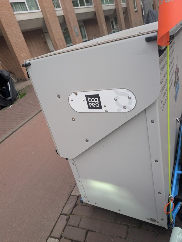 Carla Cargo Bakfiets + Grote Opbouw (Zo goed als nieuw), Fietsen en Brommers, Fietsen | Bakfietsen, Ophalen of Verzenden