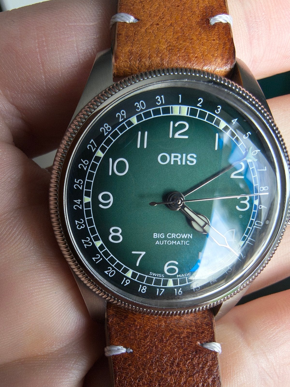 Oris Cervo Volante & Cotton Candy Horloges, Overige merken, Leer, Staal, Polshorloge