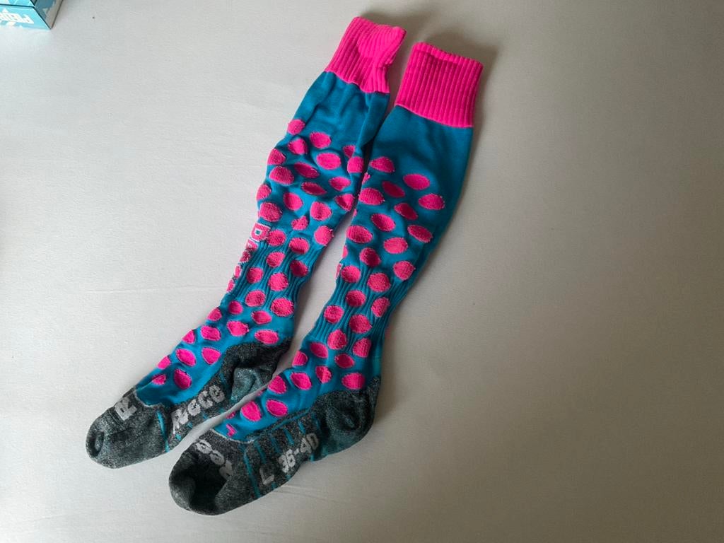 Hockeysokken - Blauw/Roze, Ophalen of Verzenden, Gebruikt, Kleding