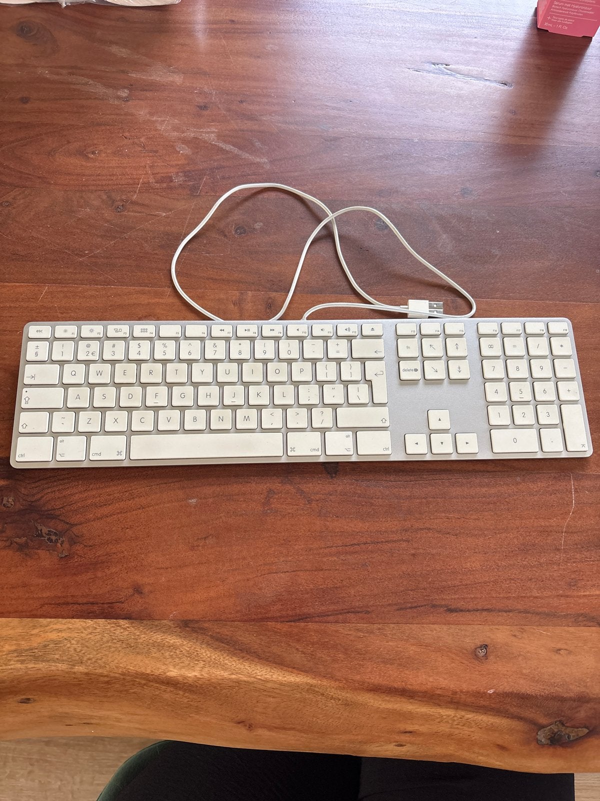 Apple USB toetsenbord met numeriek deel, Computers en Software, Gebruikt, Ophalen of Verzenden, Qwerty, Numeriek gedeelte