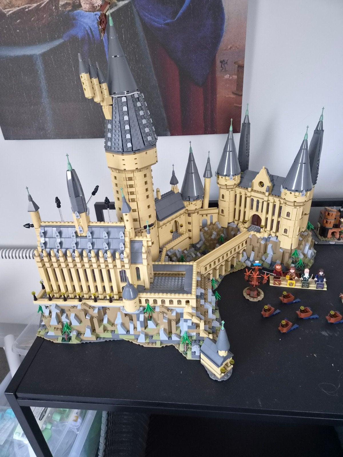 Harry Potter Kasteel & Weg is Weg Straat (Lepin), Ophalen of Verzenden, Zo goed als nieuw, Overige merken