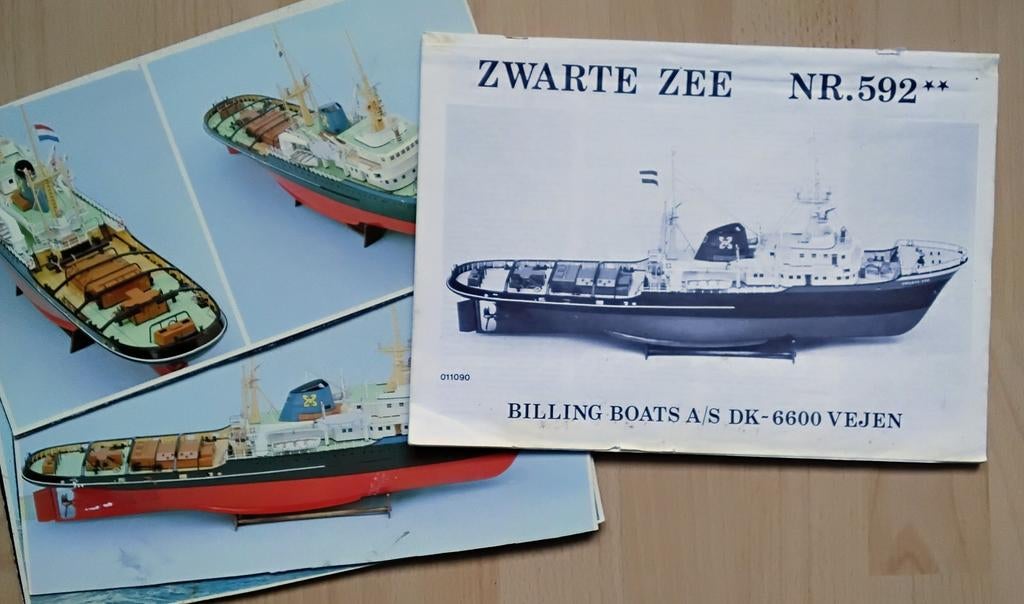 Billing Boats Handleiding/Bouwtekening Zwarte Zee Nr 592, Verzenden, Gebruikt