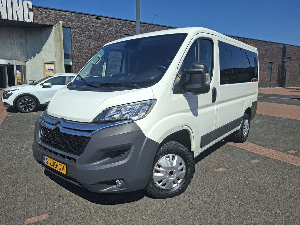 Citroen Jumper 30 2.0 BlueHDI L1H1 Comfort / airco 9 persoon, Auto's, Voorwielaandrijving, Gebruikt, 2500 kg, Wit