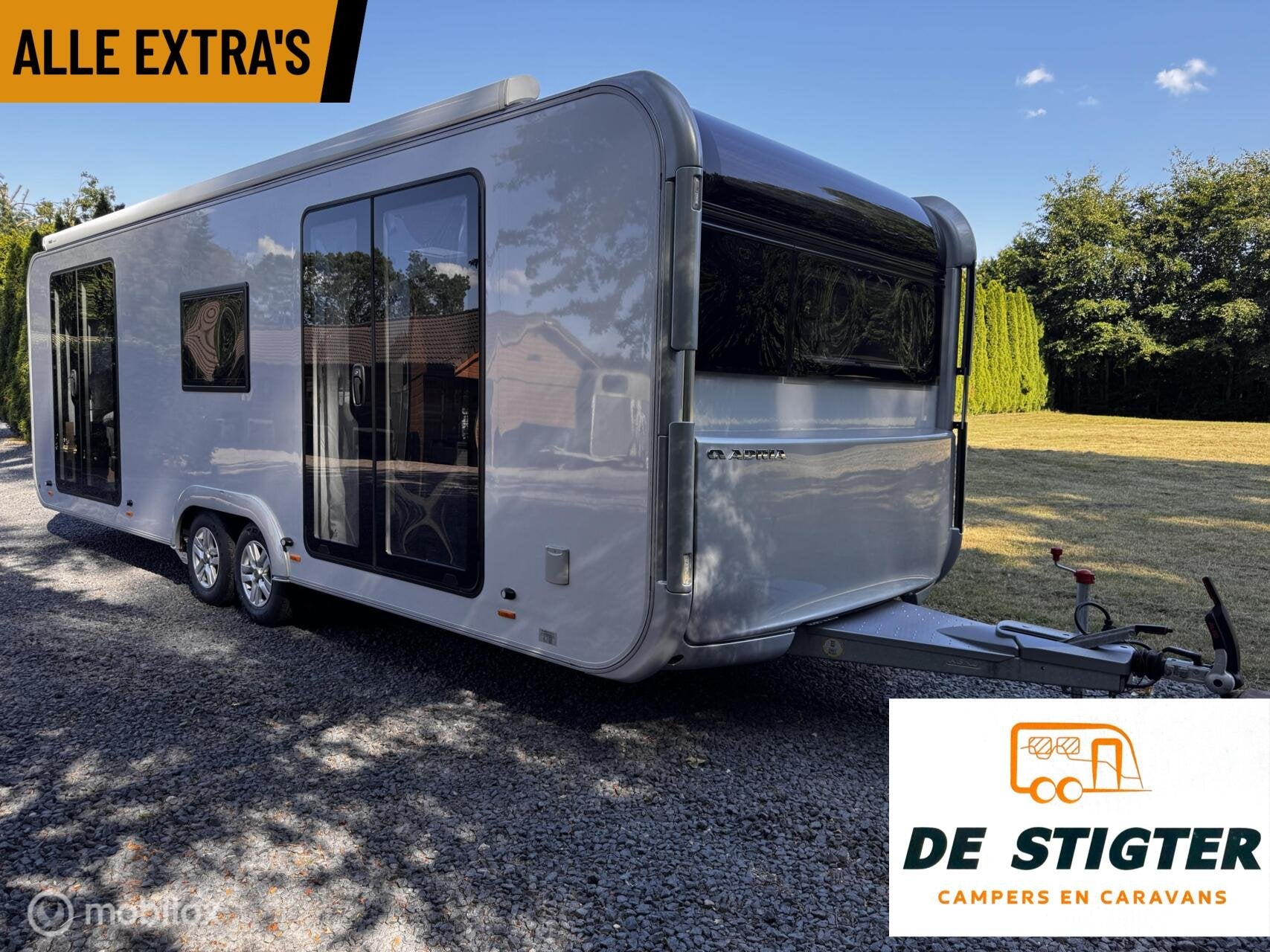 Adria ASTELLA 704 HP Queensbed Airco Thule luifel met A.B, Mover, Bedrijf, Adria, 8 meter en meer