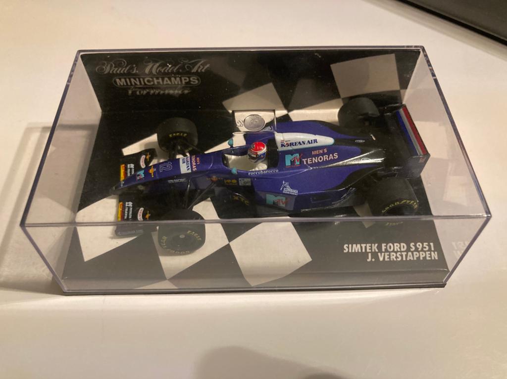 Jos verstappen simtek ford s951 1/43, Ophalen of Verzenden, Nieuw, Formule 1
