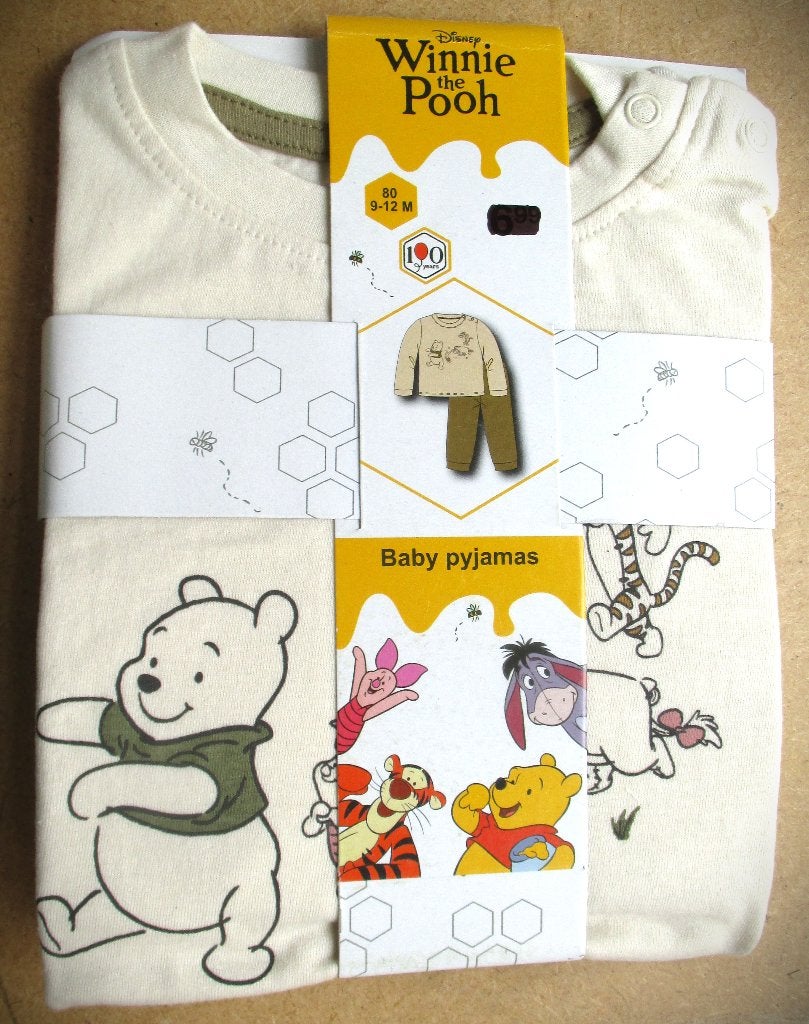 Winnie the Pooh Pyjama~Nieuw~maat 80~in verpakking, Ophalen of Verzenden, Winnie de Poeh of vrienden, Nieuw, Kleding of Textiel