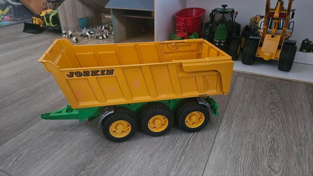 Bruder Joskin Dumper - Speelgoed Kiepwagen, Ophalen, Gebruikt