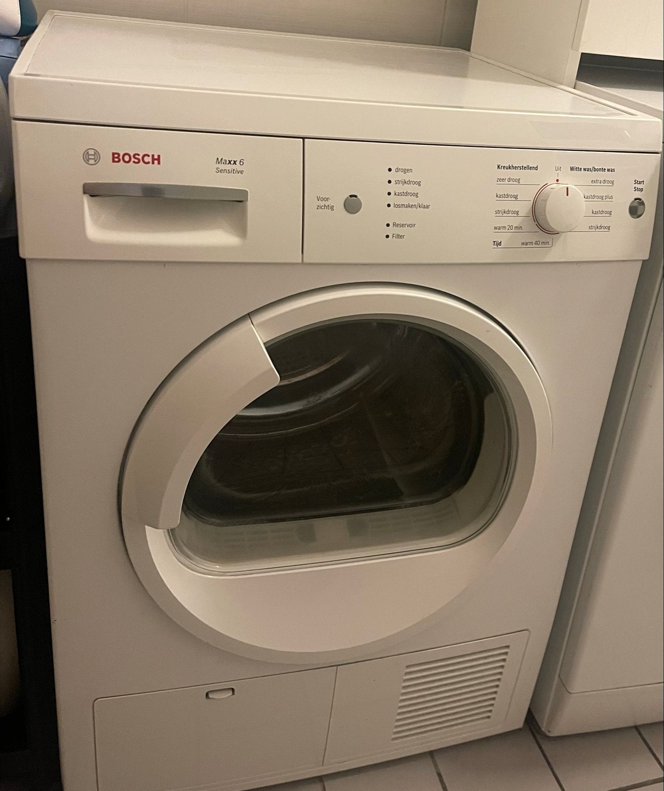 Bosch Maxx 6 Sensitive Condensdroger, 6 tot 8 kg, Ophalen of Verzenden, Zo goed als nieuw, Voorlader