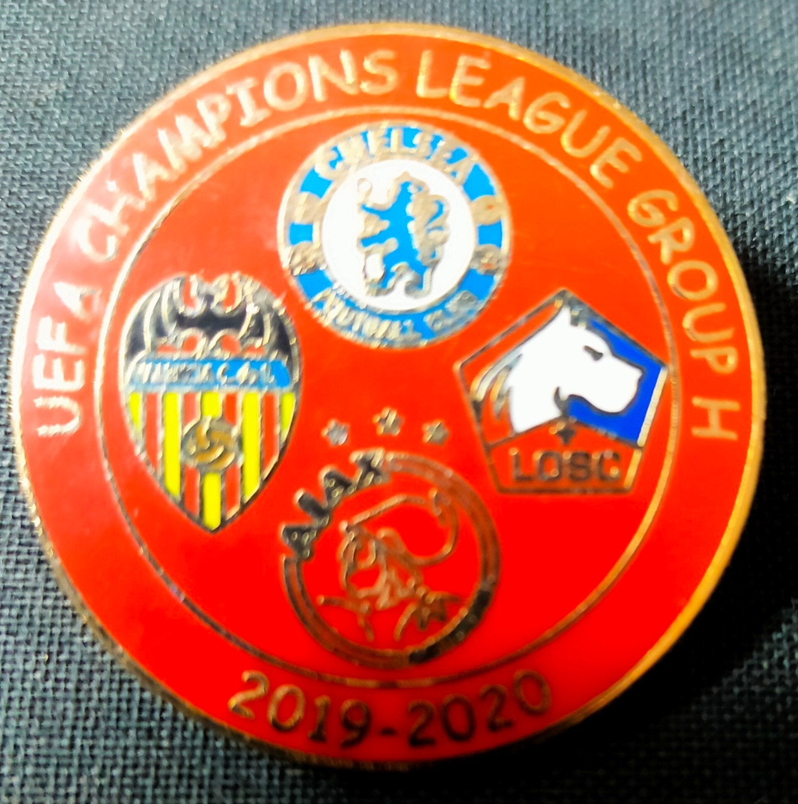 Champions League 2019-2020 Groep H Pin, Ophalen of Verzenden