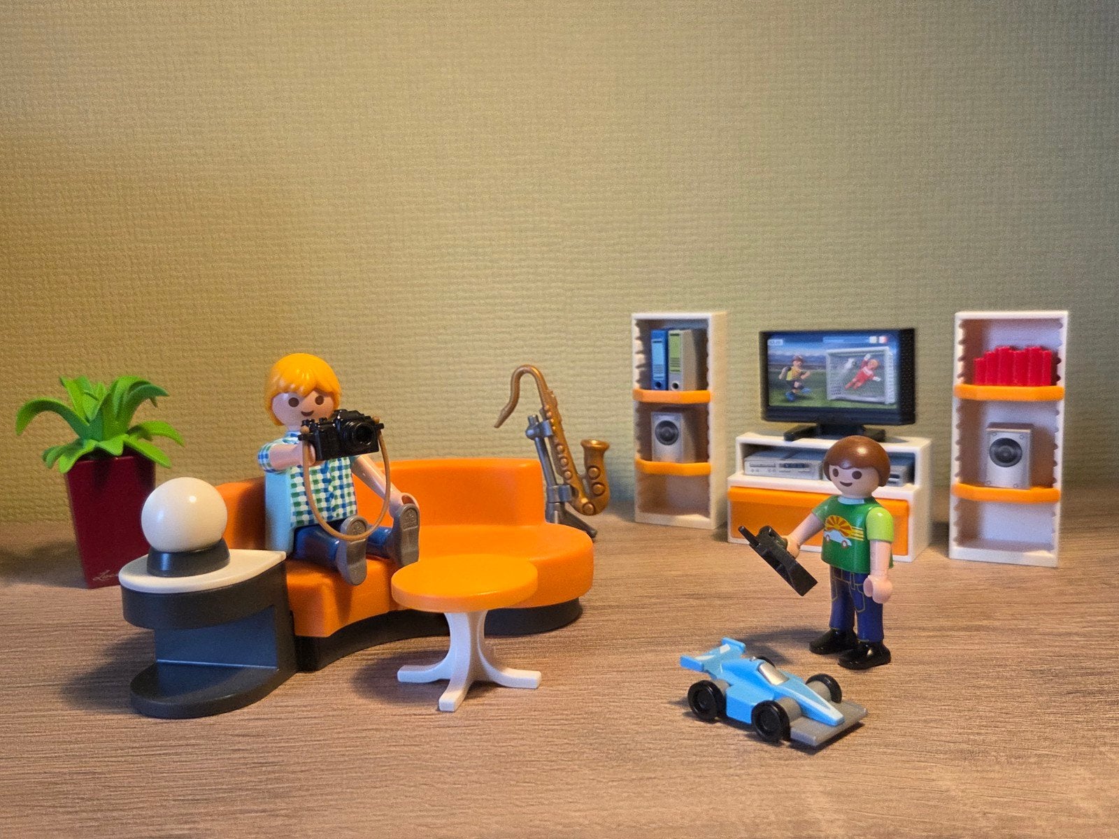 Salon Playmobil City life 9267, Ophalen, Complete set, Overige typen, Zo goed als nieuw