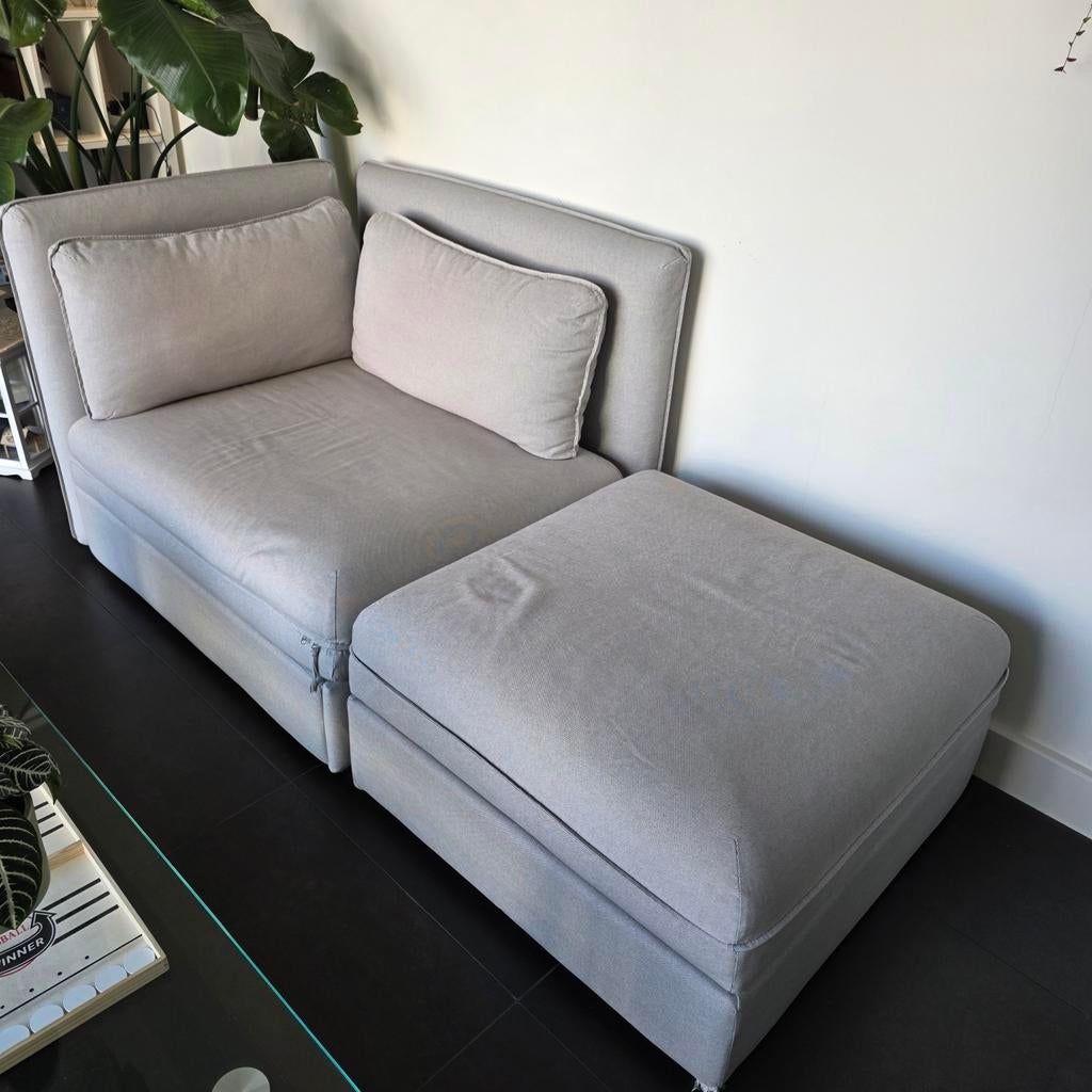 IKEA Lig / Slaapbank met uitschuifbaar bed en opbergruimte, Ophalen, Gebruikt, Eenpersoons, Modern, Scandinavisch