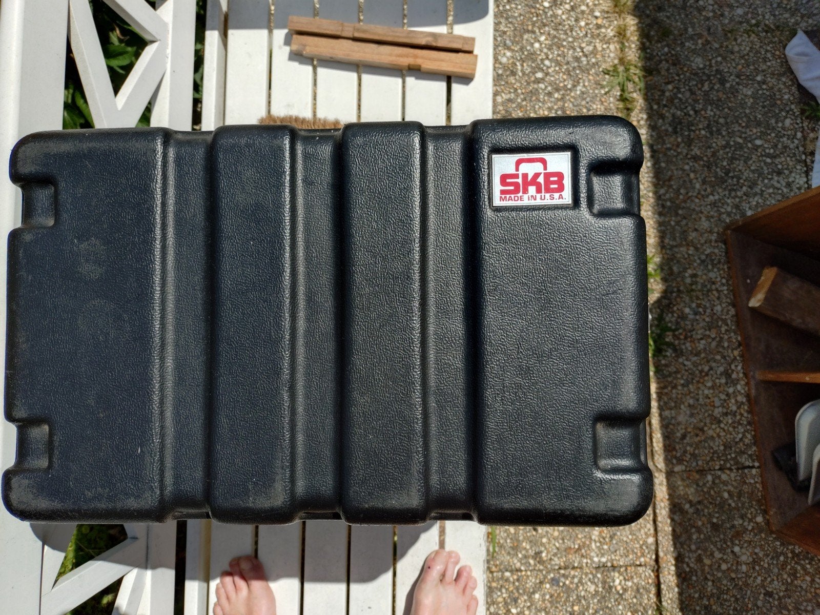 SKB 6HE 6U flightcase double-door, Ophalen, Gebruikt, Overige instrumenten, Flightcase