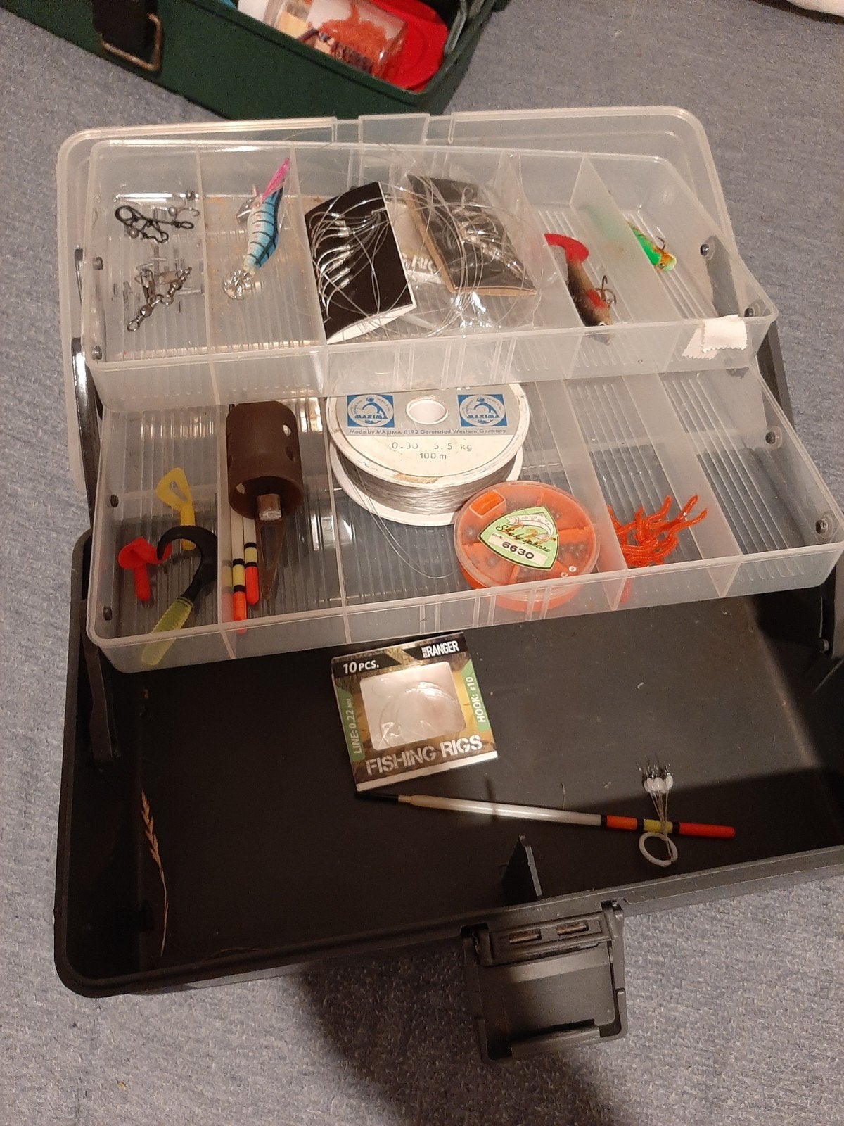 viskoffer met visspullen erin, Ophalen, Koffer of Tas