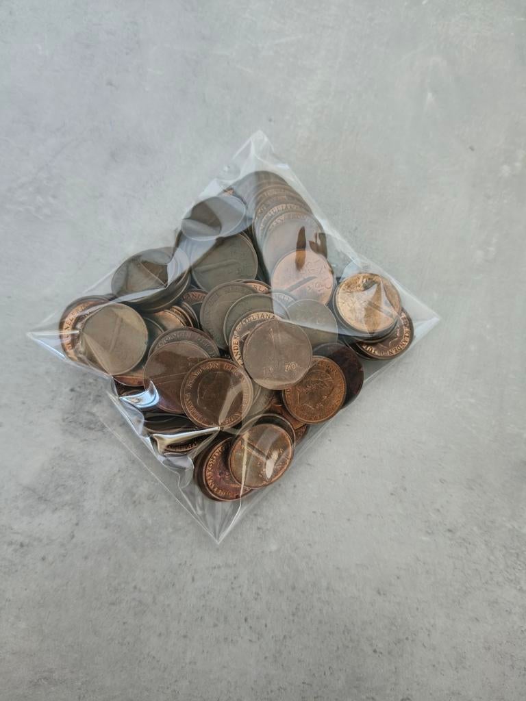 1 cent zakjes (100 stuks), Postzegels en Munten, Munten | Nederland, Ophalen of Verzenden, Koningin Juliana, 1 cent, Losse munt