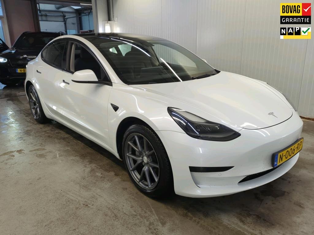 Tesla Model 3 RWD Plus 60 kWh WARMTEPOMP / 1e EIG / INCL. BT, Auto's, Automaat, 238 pk, Achterwielaandrijving, Gebruikt
