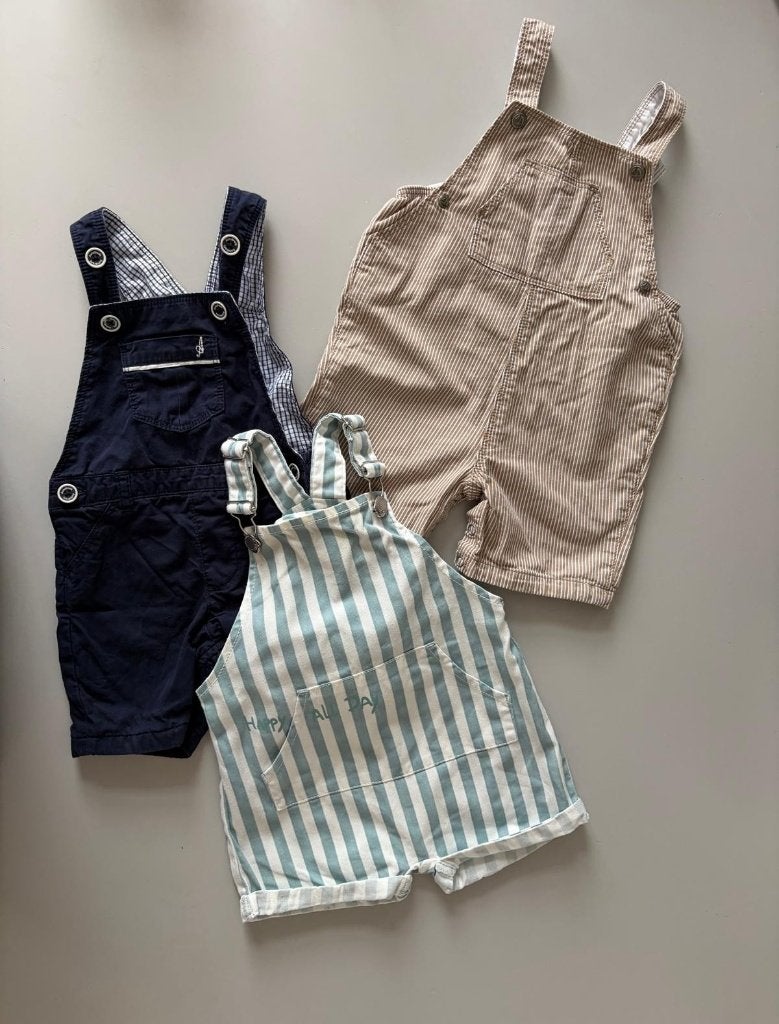 3x korte tuinbroek maat 74 – 100% katoen, Kinderen en Baby's, Babykleding | Maat 74, Broekje, Ophalen of Verzenden, Jongetje, Petit Bateau