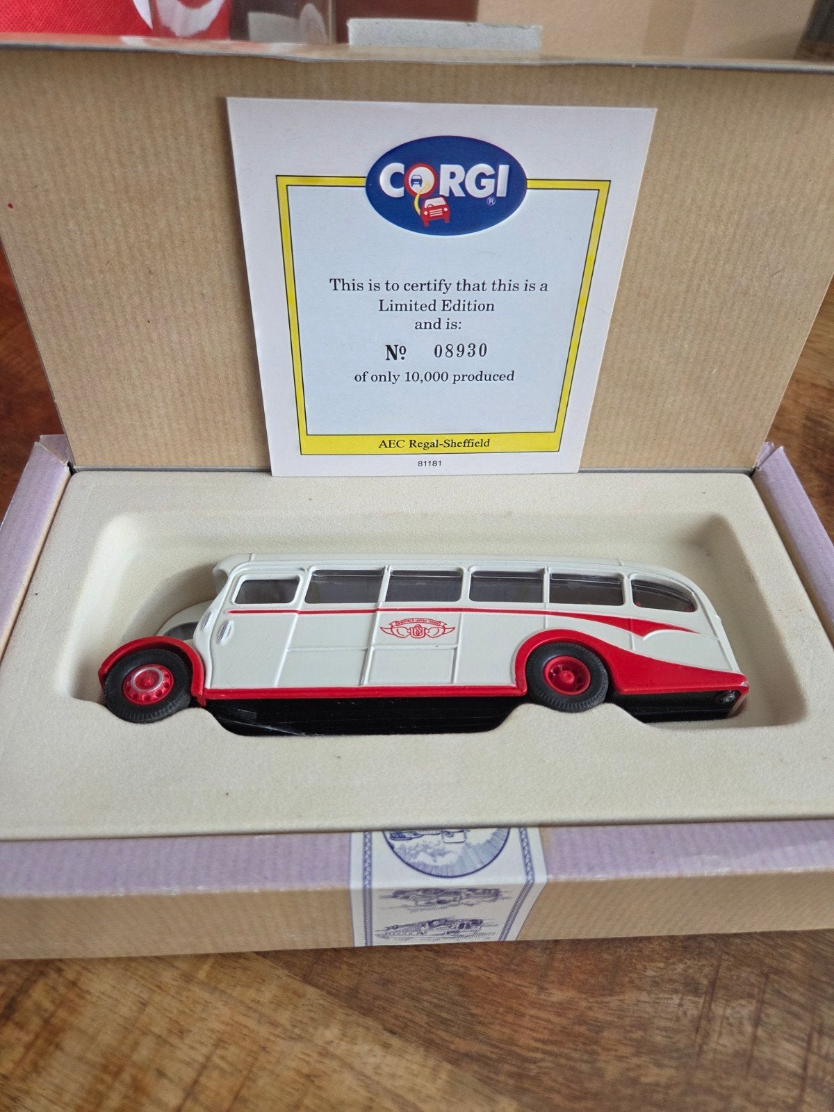 Corgi AEC Regal coach bus 97184 diecast, Gebruikt, ., Ophalen of Verzenden, .