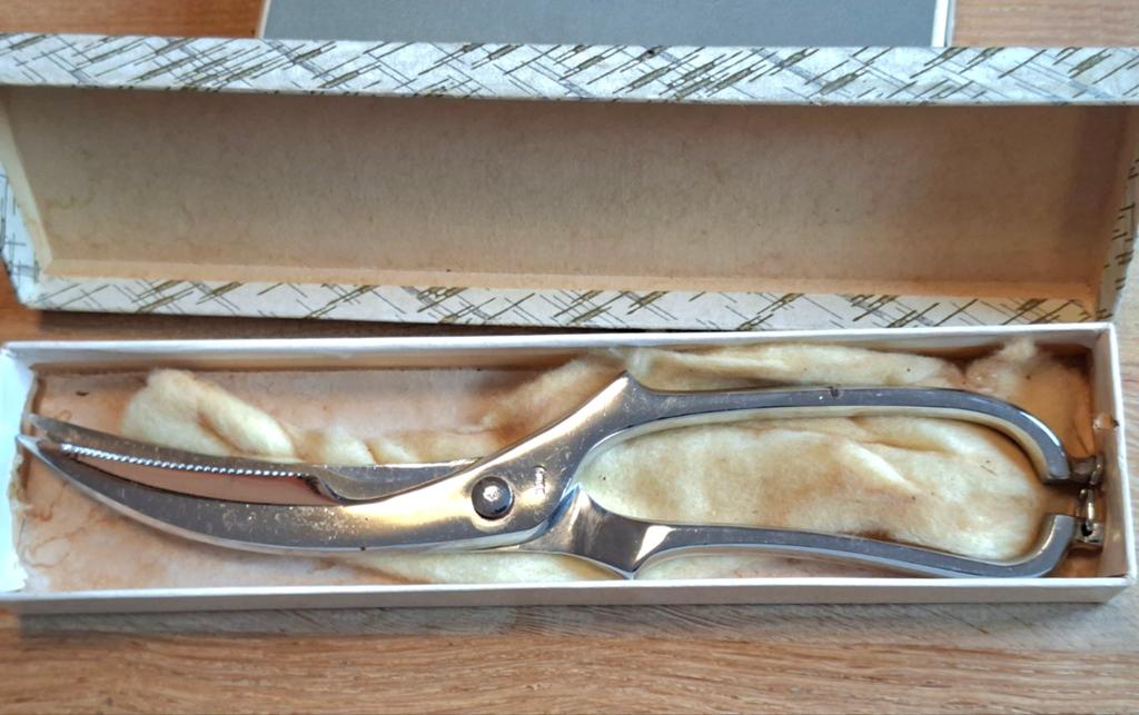 Vintage Gevogelte schaar Chrome, Ophalen of Verzenden