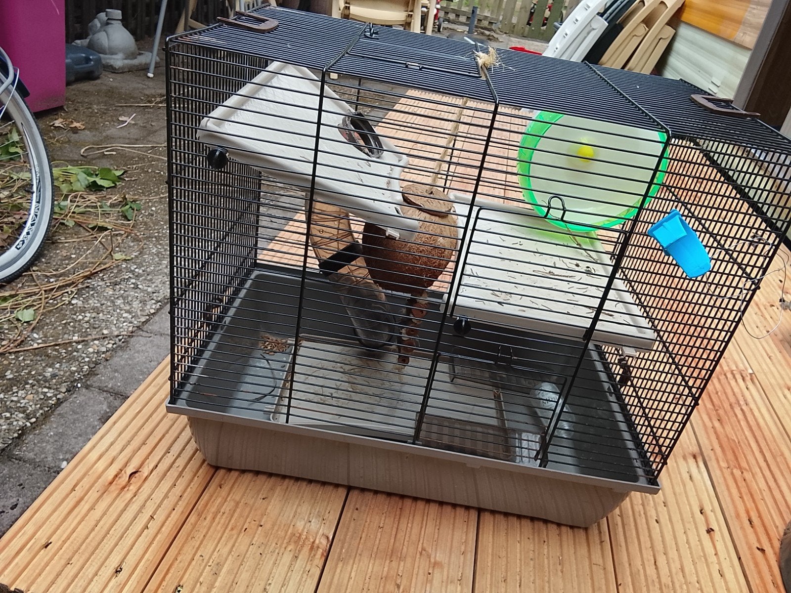 Hamsterkooi met toebehoren, Ophalen, Zo goed als nieuw, Overige typen