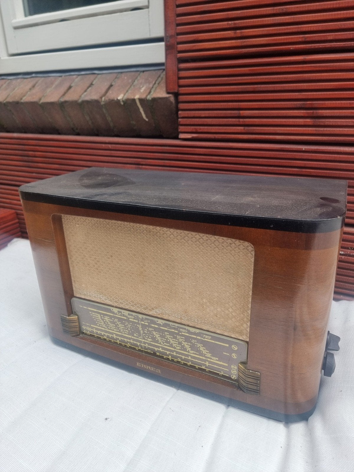 Erres buizenradio KY515/KY516 (ca. 1951-1952) Van der Heem, Ophalen of Verzenden, Gebruikt, Radio