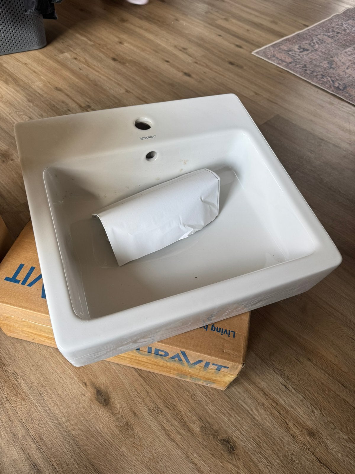 2x Wastafel duravit, wasbak, Ophalen, Zo goed als nieuw, Wastafel