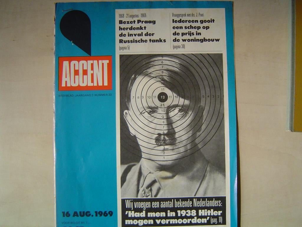 knipsel: Had men Hitler mogen vermoorden?, Verzenden, 1960 tot 1980, Nederland, Knipsel(s)