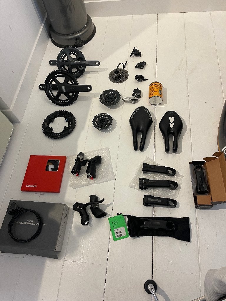 Diverse fietsonderdelen – SRAM, Shimano en overige, Overige materialen, Nieuw, Ophalen of Verzenden, Gravelbike
