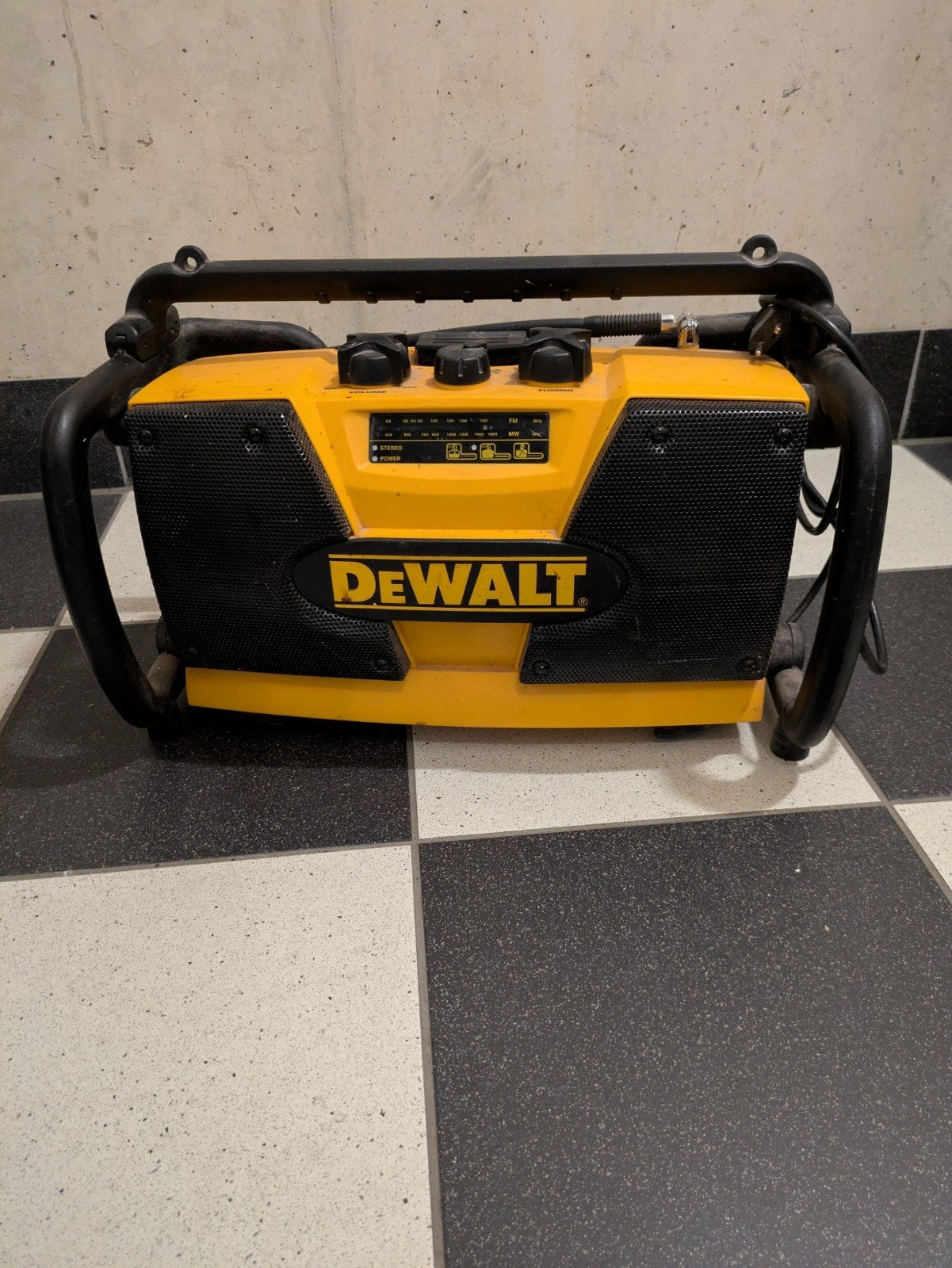 Dewalt bouwradio, Ophalen, Gebruikt, Bouwradio