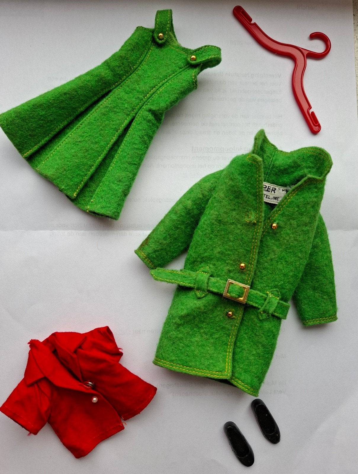 Barbie vintage Skipper Town Togs 60s Mattel, Ophalen of Verzenden, Gebruikt, Barbie