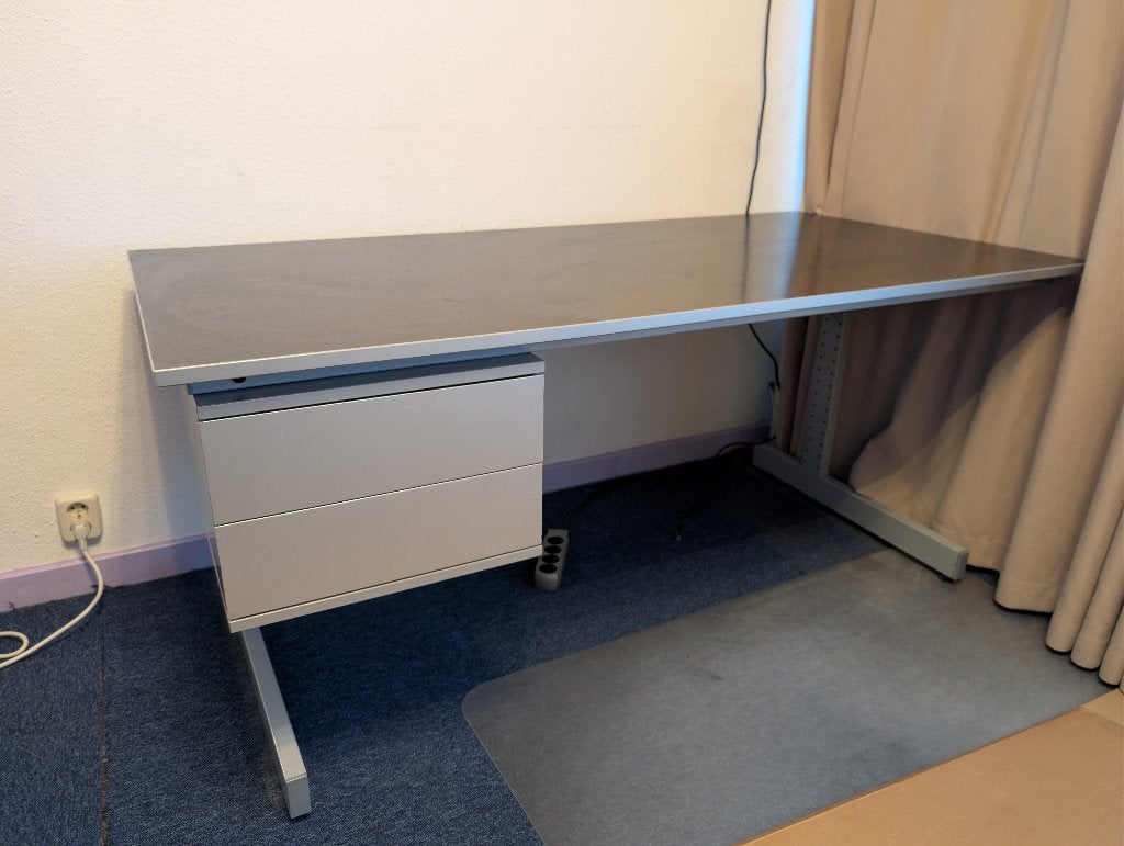 Bureau met 2 laden, Ophalen, 160 cm, Gebruikt, IKEA