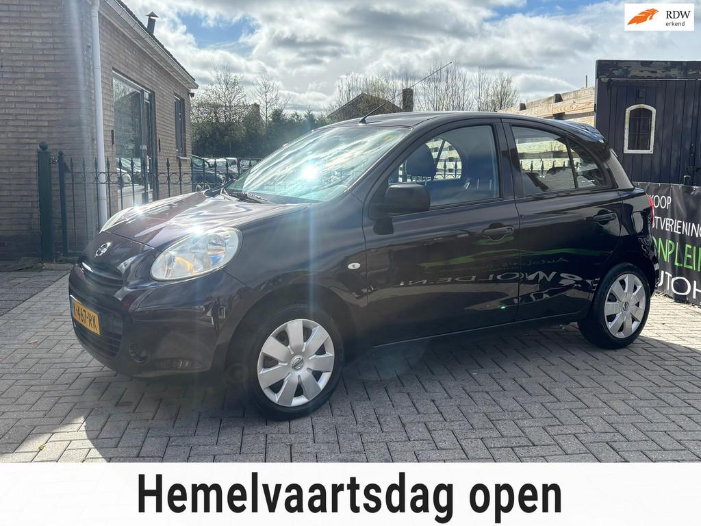 Nissan Micra 1.2 Acenta | 5drs | airco | nieuwe apk | leuke, Auto's, Nissan, Voorwielaandrijving, Euro 5, Gebruikt, 31 €/maand