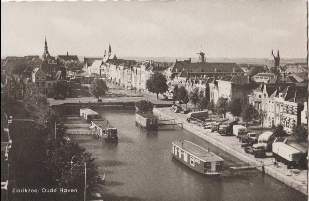 Zierikzee Oude haven, Ophalen of Verzenden, 1960 tot 1980, Gelopen, Zeeland