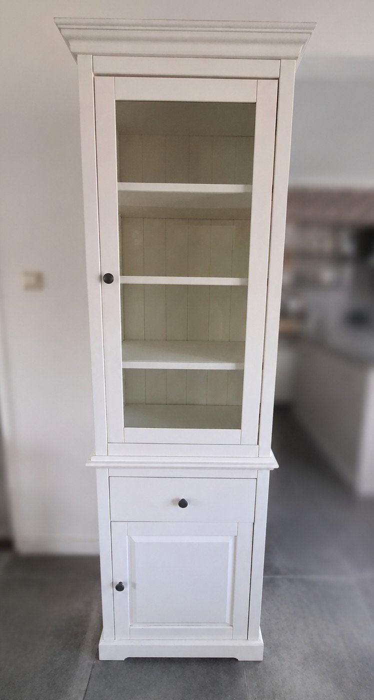 Vitrine kast, Ophalen, Gebruikt, 200 cm of meer, 50 tot 100 cm