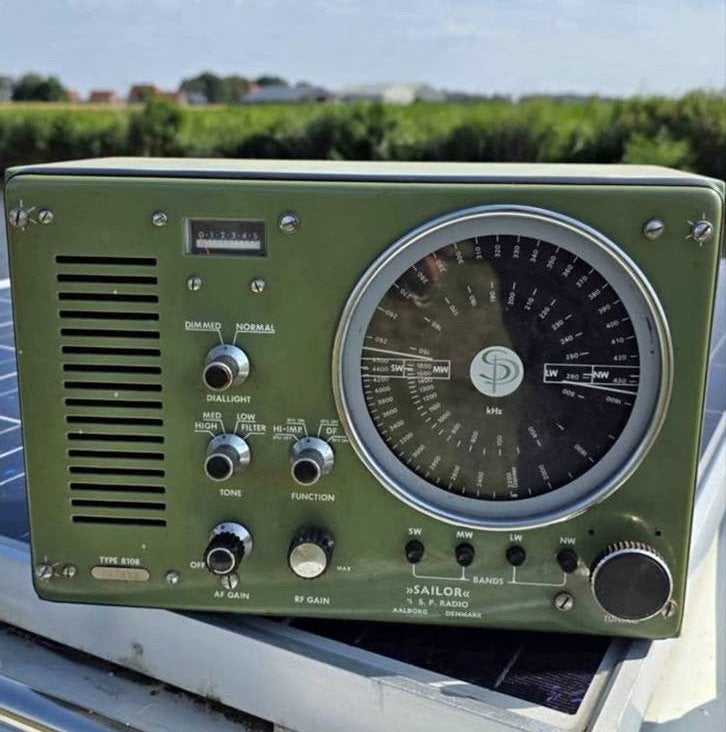 Vintage Sailor R108 radio, Ophalen, Gebruikt, Wereldontvanger