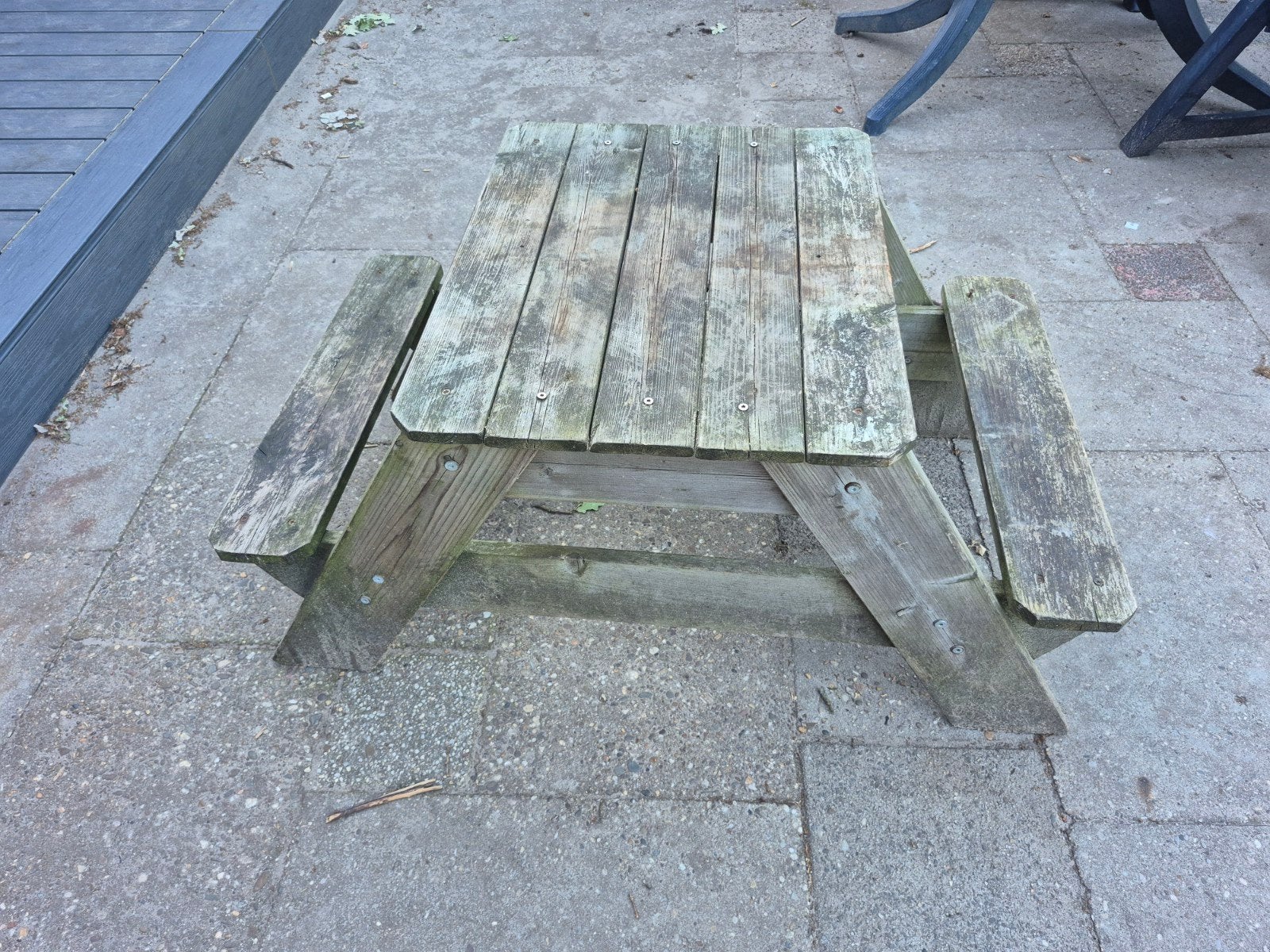 Picknicktafel voor de allerkleinsten gratis, Tuin en Terras, Ophalen, Gebruikt, Rechthoekig, Hout