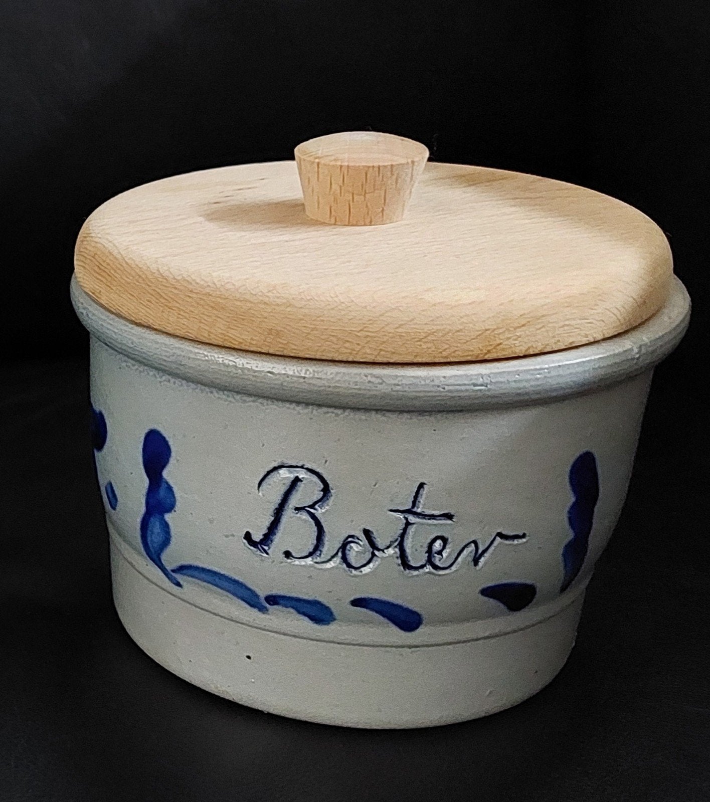 Keulse boterpot aardewerk, Huis en Inrichting, Keuken | Servies, Overige typen, Ophalen of Verzenden, Zo goed als nieuw, Overige stijlen