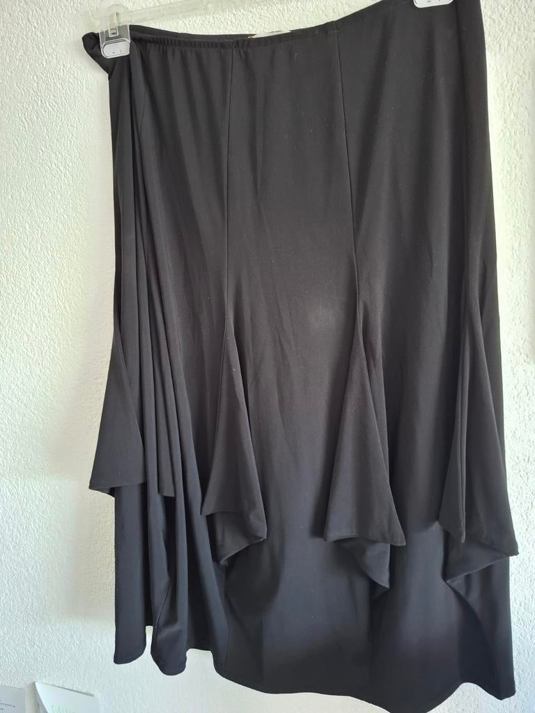 Ribkoff ,rok ,44, zwart,midi lengte, Kleding | Dames, Rokken, Zwart, Maat 42/44 (L), Ophalen of Verzenden, Zo goed als nieuw