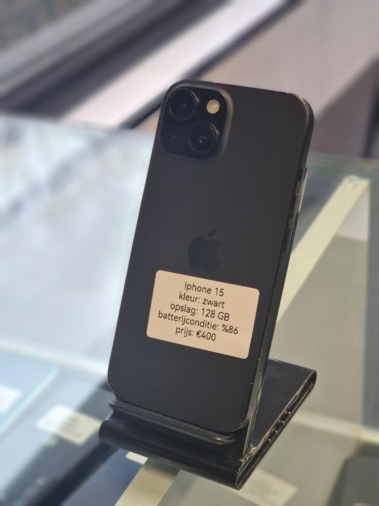 Iphone 15.   128 GB.   2 jaar garantie